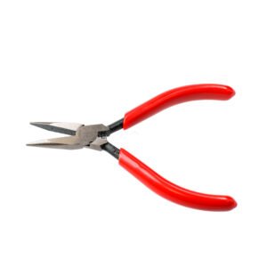 Pinza para electrónica con mango rubber grip de 4-3/4" cónica lisa Urrea