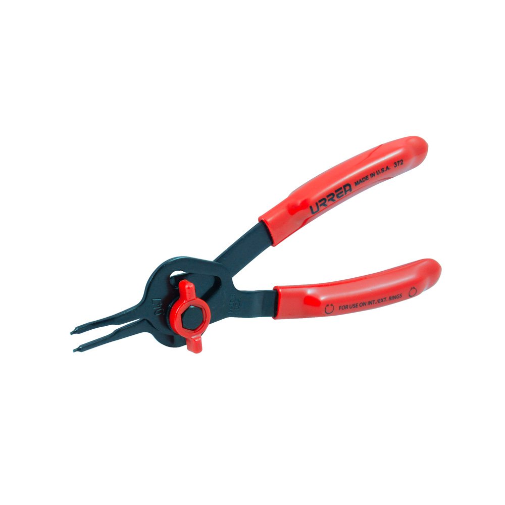 3 Pza Pinza para anillos de retención convertibles con mariposa .047 ángulo de 0° Urrea