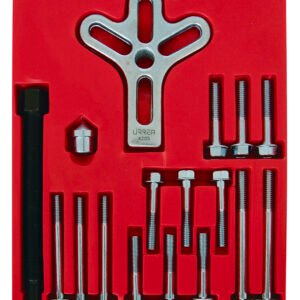 Juego de extractor automotriz de volante tipo "C", 17 piezas Urrea