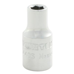 Dado cuadro de 1/4", 6 puntas, en pulgadas, 3/16" Surtek