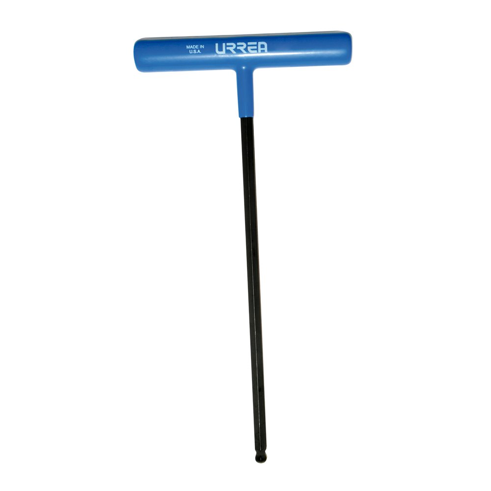 2 Pza Llave hexagonal larga tipo "T" punta de bola ergonómica métrica, 7 mm Urrea