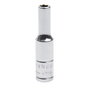 Dado largo cuadro de 1/4", 6 puntas, en pulgadas, 3/16" Urrea