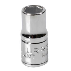 Dado cuadro de 1/4", 6 puntas, en pulgadas, 7/32" Urrea