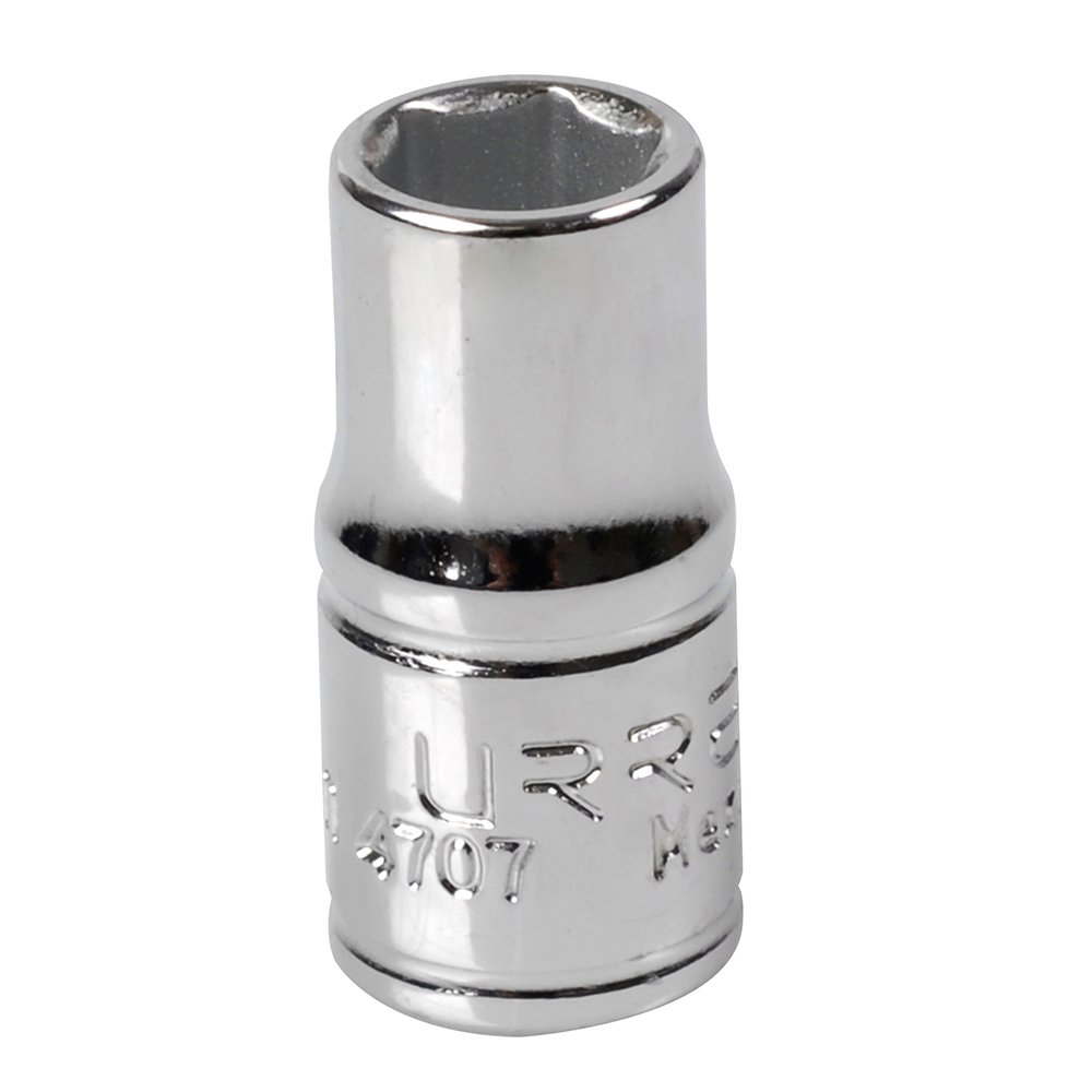 Dado cuadro de 1/4", 6 puntas, en pulgadas, 7/32" Urrea
