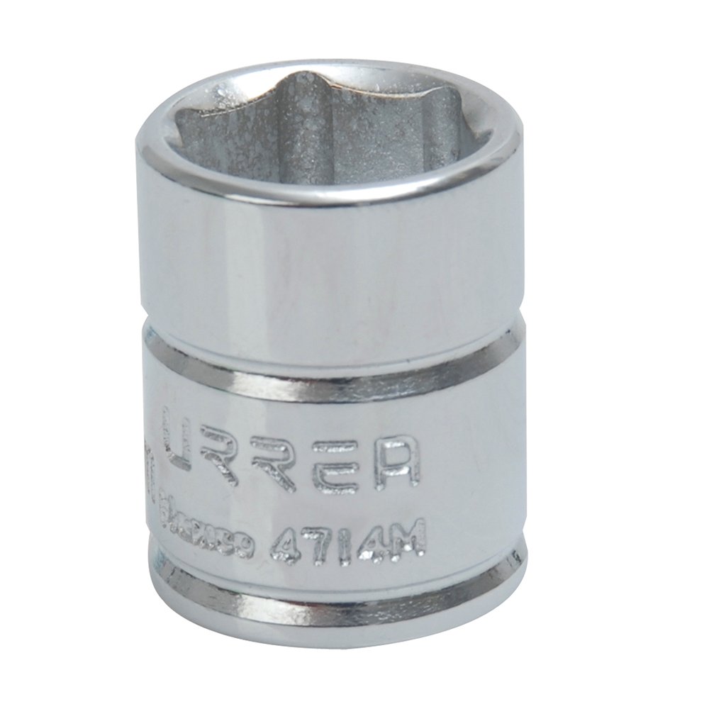 Dado cuadro de 1/4", 6 puntas, métrico, 14 mm Urrea