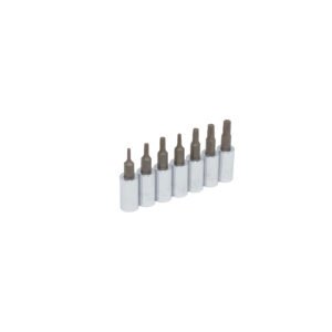 Juego de dados con punta torx cuadro de 1/4", 7 piezas Urrea