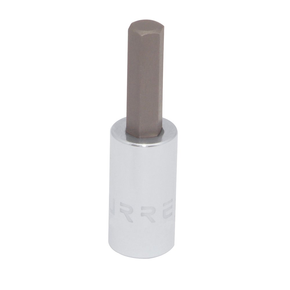6 Pza Dado con punta hexagonal cuadro de 1/4", en pulgadas, 3/16" Urrea