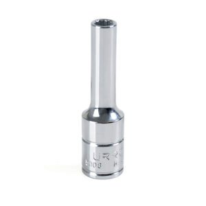 Dado largo cuadro de 3/8", 12 puntas, en pulgadas, 1/4" Urrea