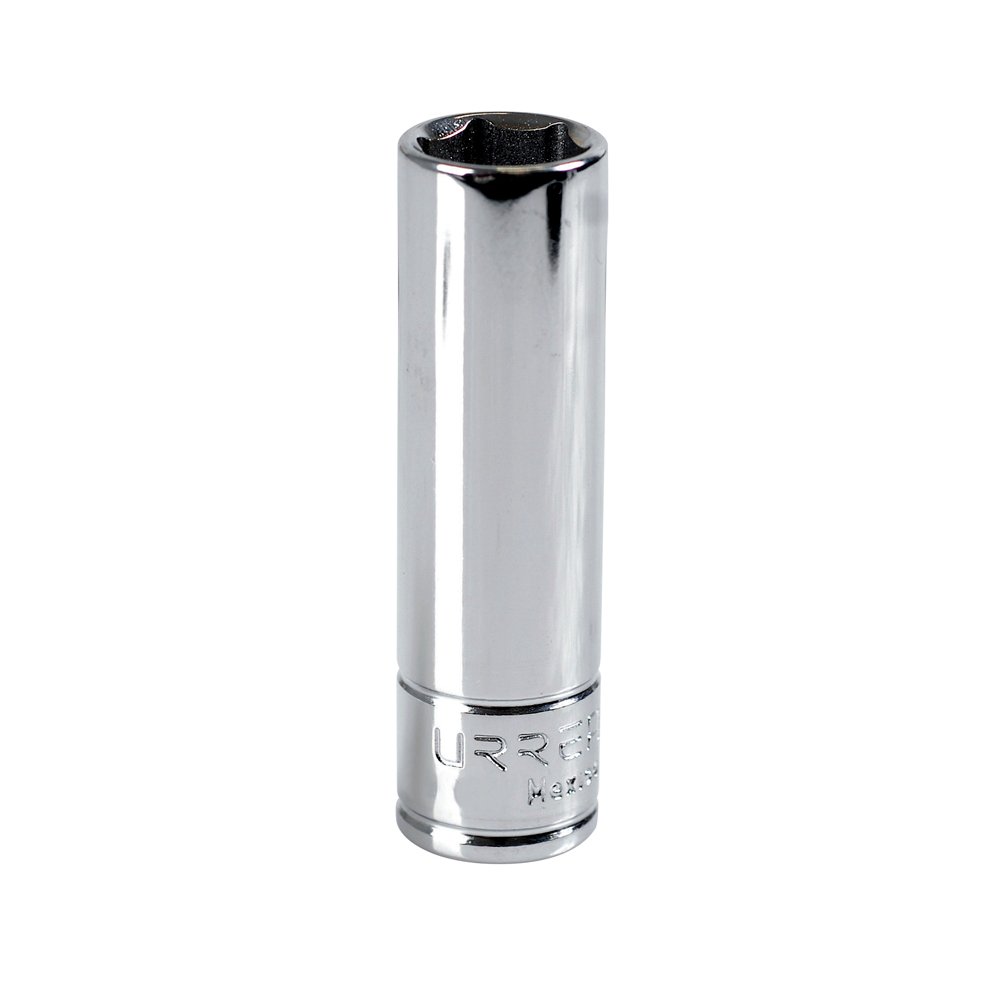 Dado largo cuadro de 3/8", 6 puntas, en pulgadas, 11/16" Urrea