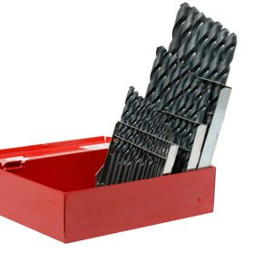 Juego de brocas negras de acero de alta velocidad zanco recto, 29 piezas Urrea