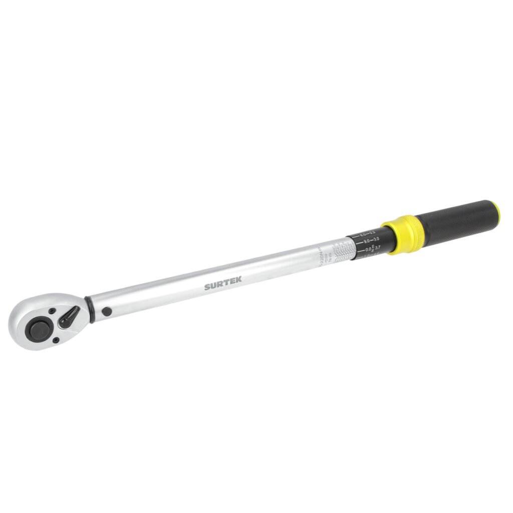Torquímetro de trueno una escala dual cuadro de 1/2", 40-220 Nm (30-162 ft-lb) Surtek