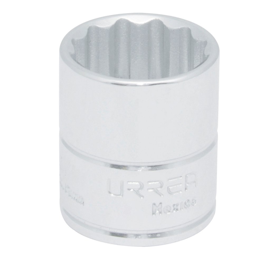 6 Pza Dado cuadro de 3/8", 12 puntas, en pulgadas, 11/16" Urrea