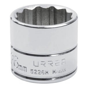 Dado cuadro de 3/8", 12 puntas, métrico, 26 mm Urrea