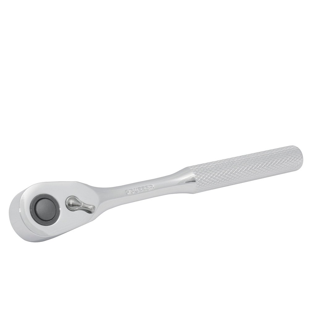 6 Pza Matraca reversible cromada, quick release, para dado cuadro de 3/8" Urrea