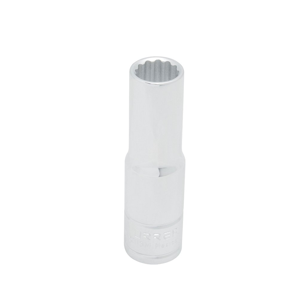 6 Pza Dado largo cuadro de 1/2", 12 puntas, métrico, 10 mm Urrea