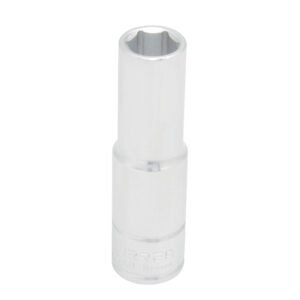 Dado largo cuadro de 1/2", 6 puntas, en pulgadas, 7/16" Urrea