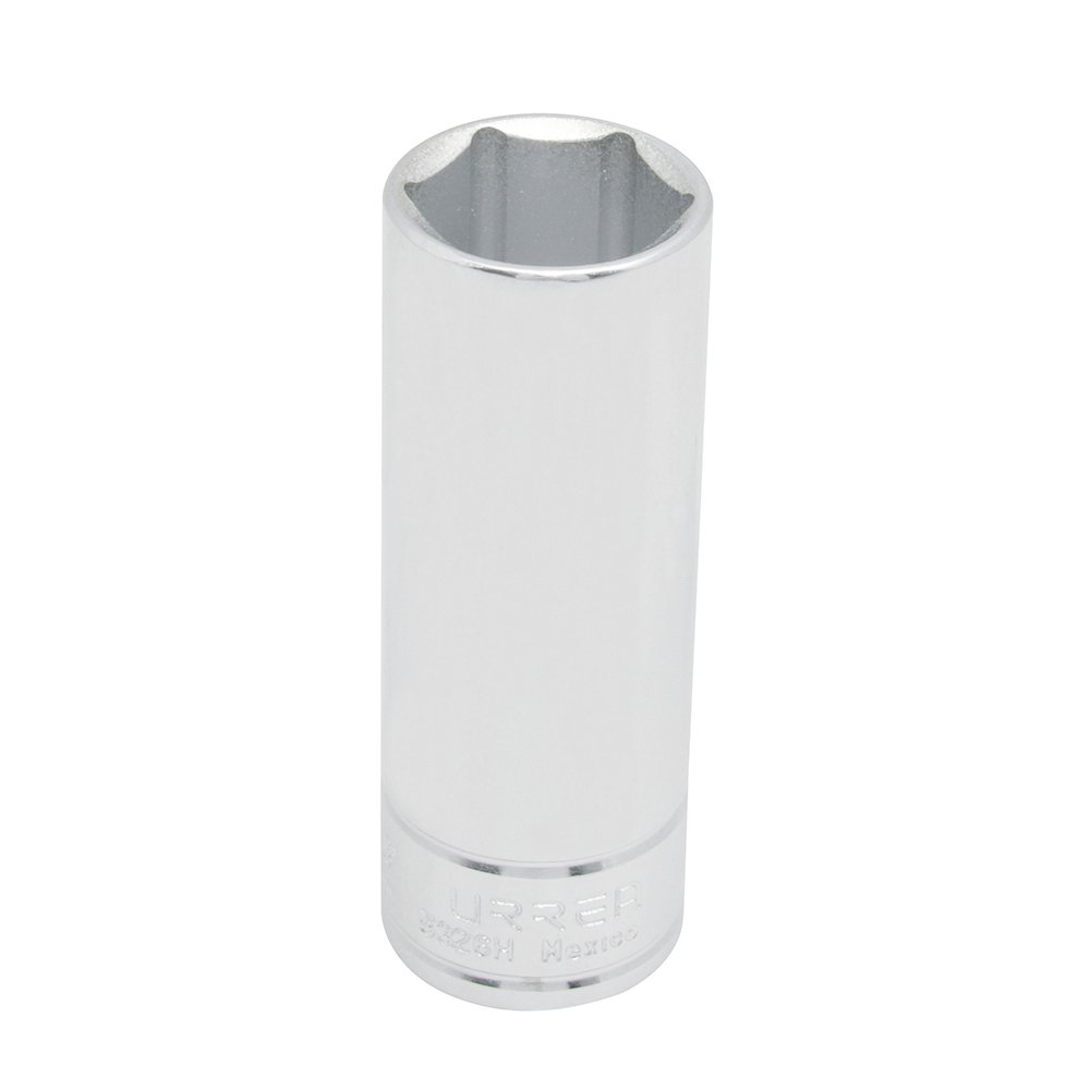 6 Pza Dado largo cuadro de 1/2", 6 puntas, en pulgadas, 5/8" Urrea