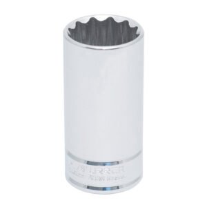 6 Pza Dado largo cuadro de 1/2", 12 puntas, en pulgadas, 1-1/8" Urrea