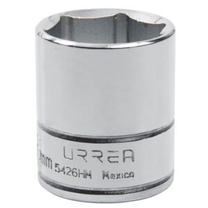 Dado cuadro de 1/2", 6 puntas, métrico, 26 mm Urrea