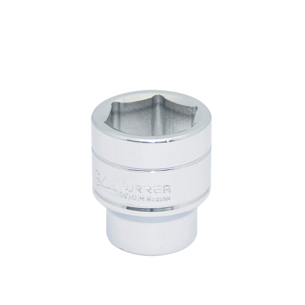 Dado cuadro de 1/2", 6 puntas, métrico, 34 mm Urrea