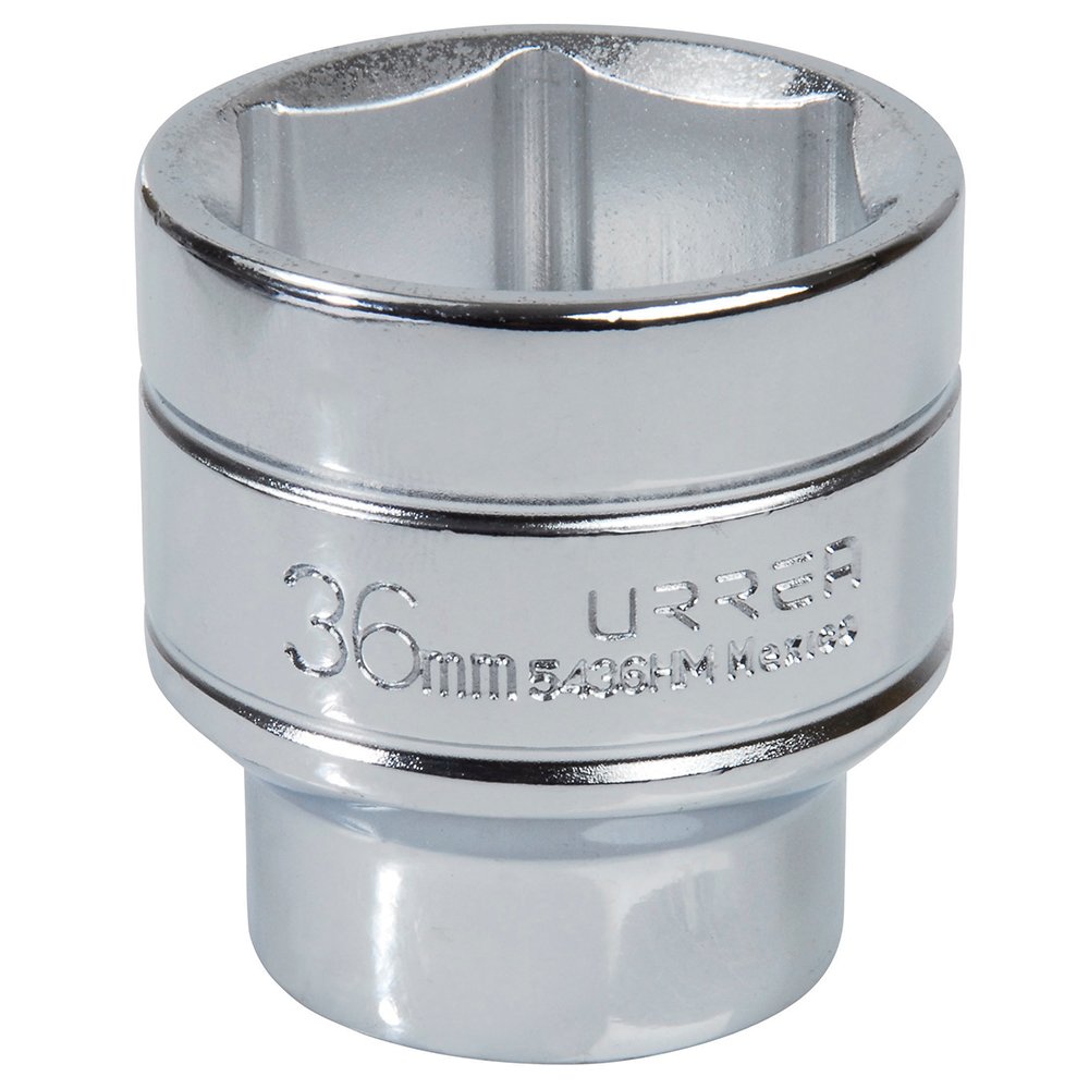 Dado cuadro de 1/2", 6 puntas, métrico, 36 mm Urrea