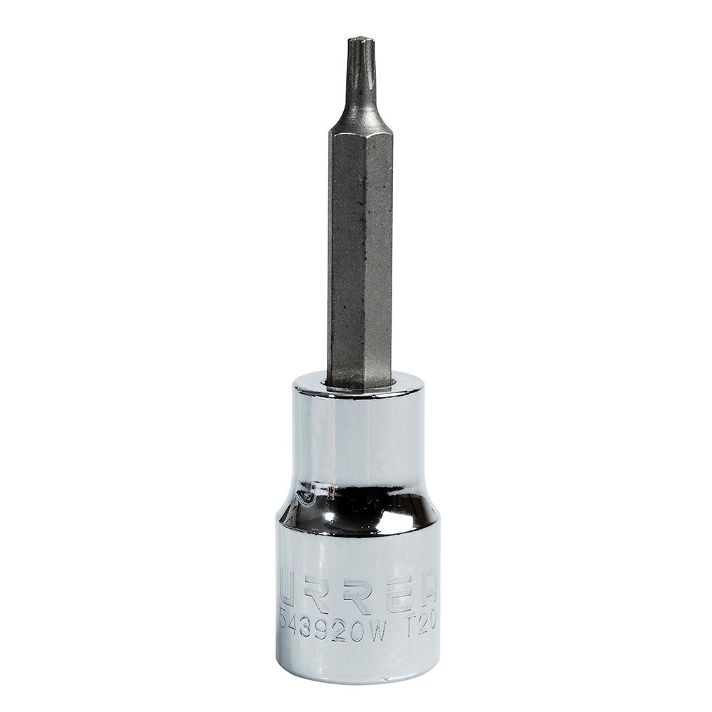 6 Pza Dado con punta torx cuadro de 1/2", T20 Urrea