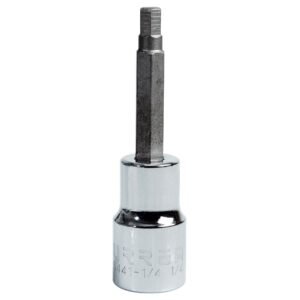 6 Pza Dado con punta hexagonal cuadro de 1/2", en pulgadas, 1/4" Urrea