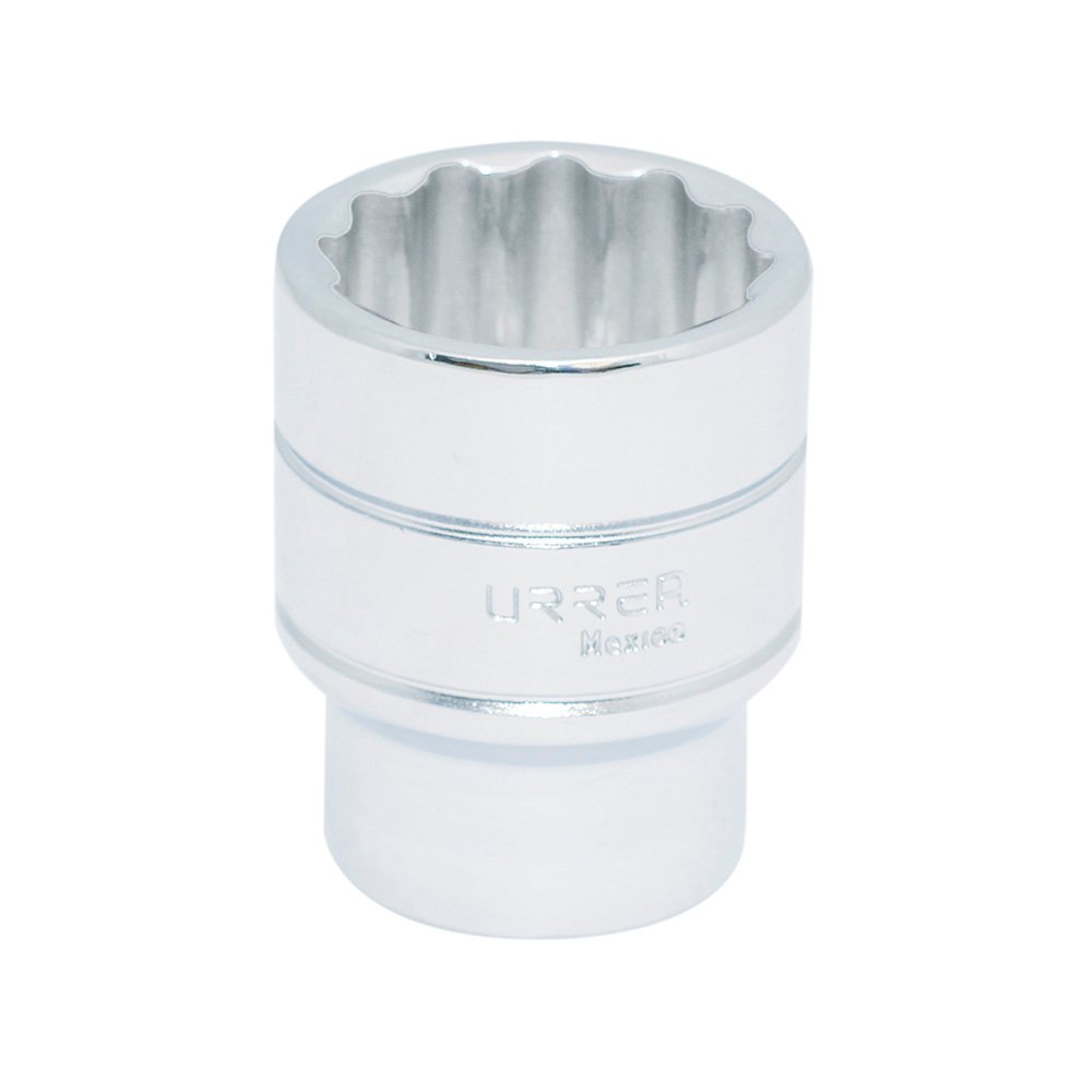 Dado cuadro de 1/2", 12 puntas, en pulgadas, 1-3/8" Urrea