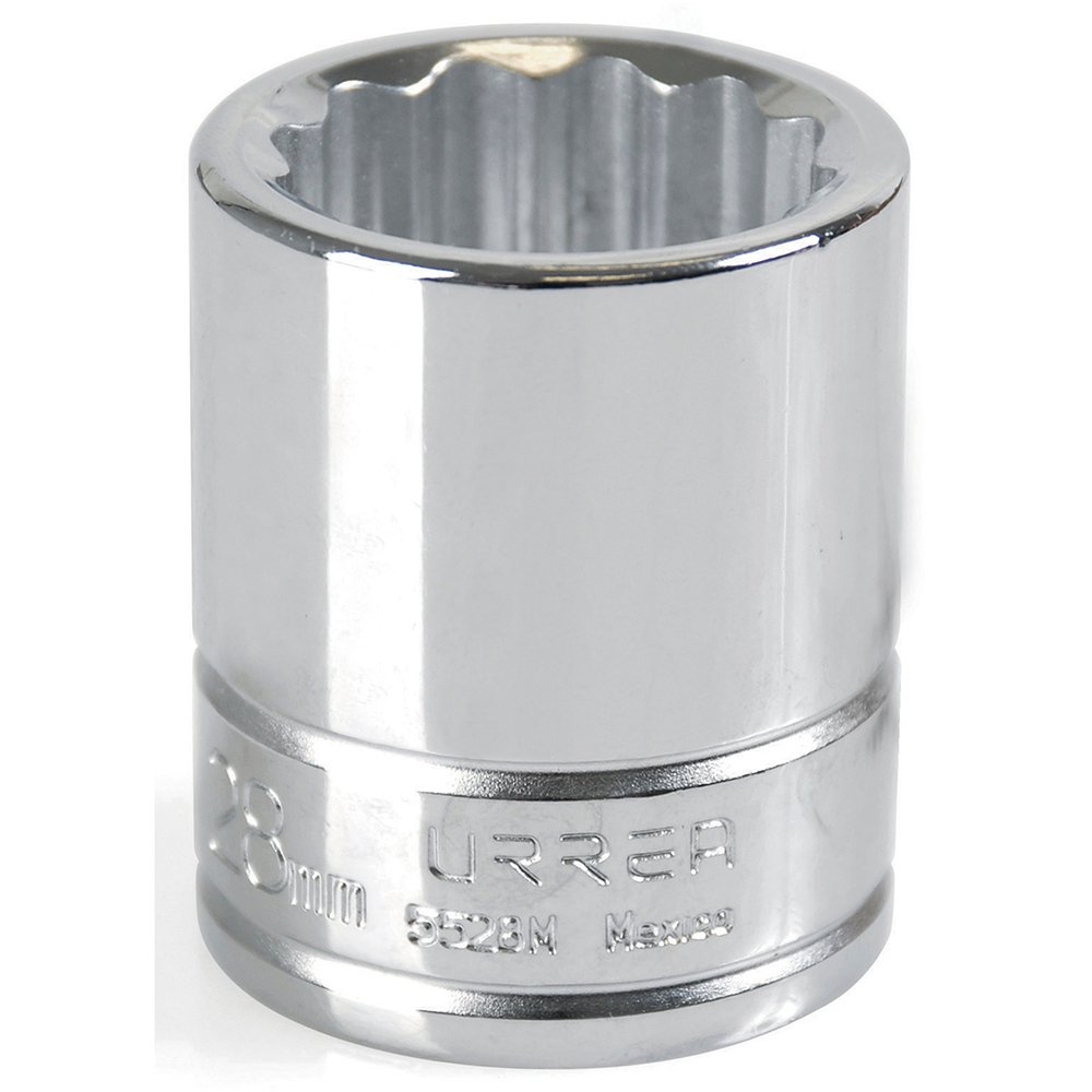 Dado cuadro de 3/4", 12 puntas, métrico, 28 mm Urrea