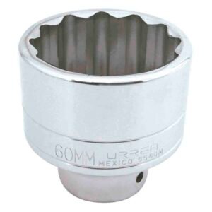 Dado cuadro de 3/4", 12 puntas, métrico, 60 mm Urrea