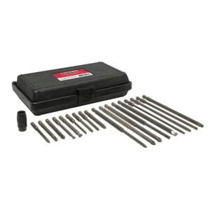 Juego de puntas de poder y adaptador rápido cuadro de 1/4" Quick release, 19 pz en caja pl Urrea
