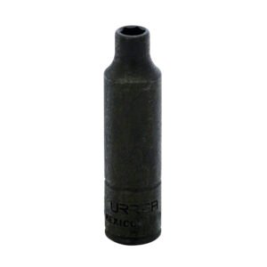 6 Pza Dado de impacto largo cuadro de 1/4", 6 puntas, métrico, 8 mm Urrea