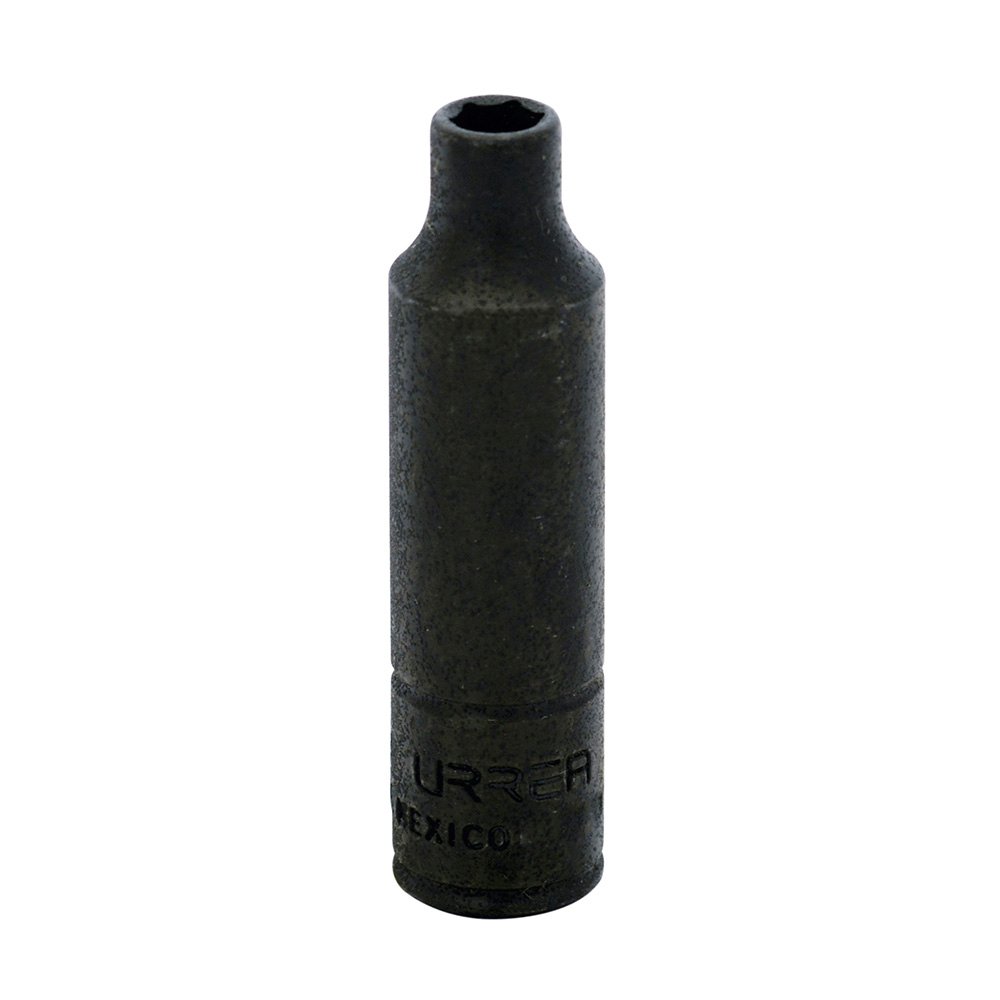 6 Pza Dado de impacto largo cuadro de 1/4", 6 puntas, métrico, 8 mm Urrea