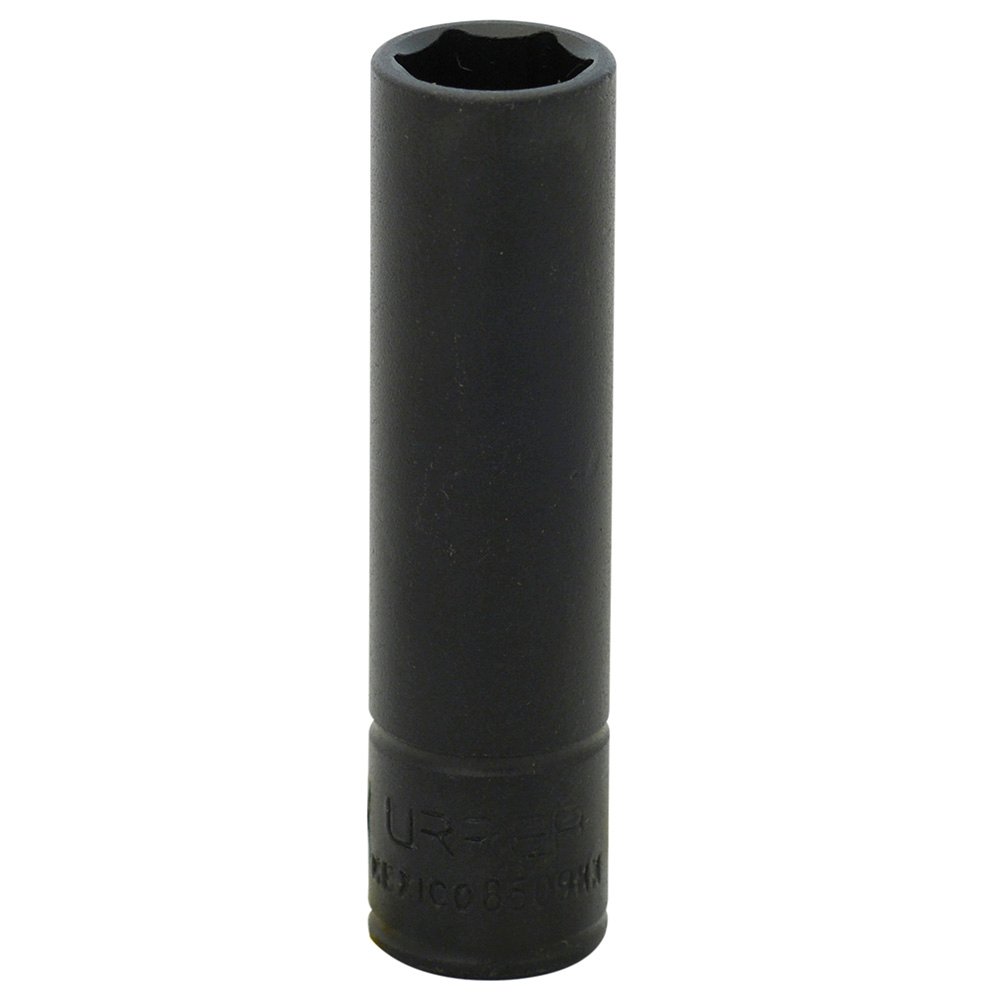 Dado de impacto largo cuadro de 1/4", 6 puntas, métrico, 9 mm Urrea