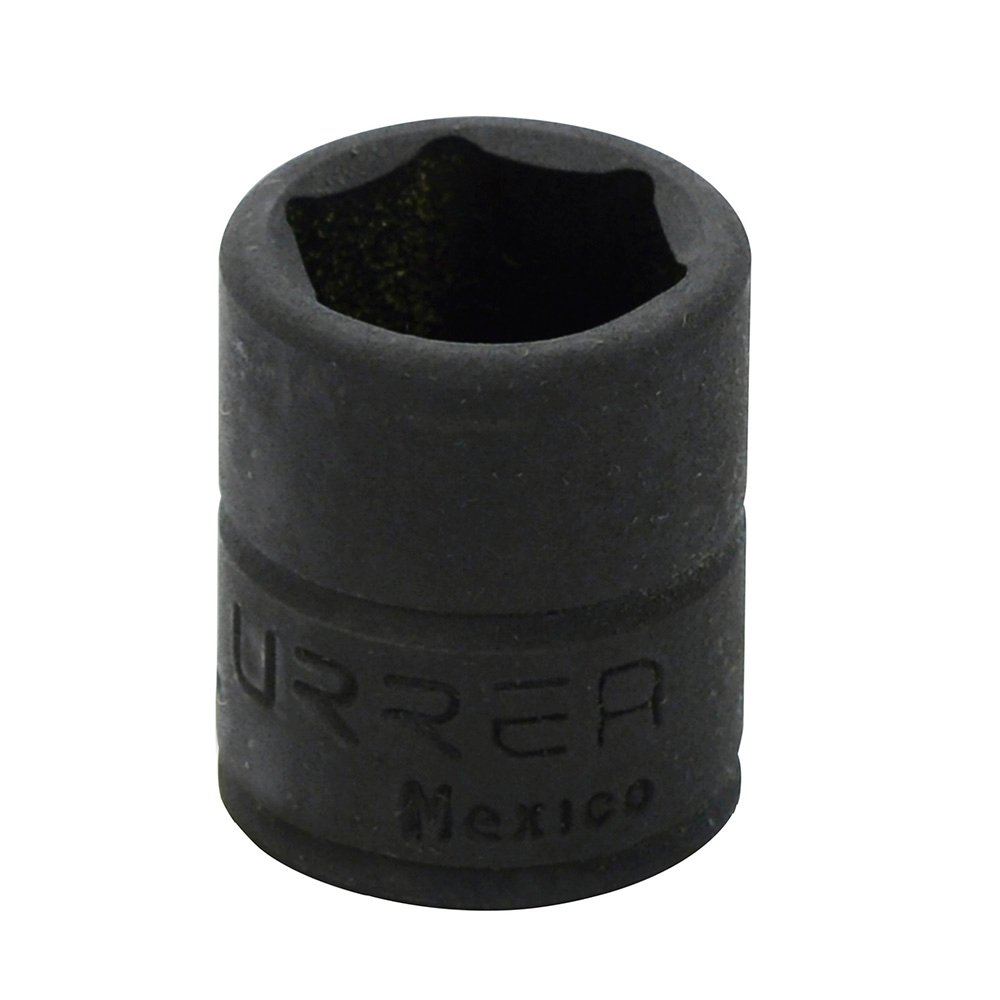 6 Pza Dado de impacto cuadro de 1/4", 6 puntas, en pulgadas, 3/8" Urrea