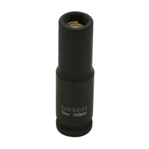 6 Pza Dado de impacto largo con imán cuadro de 3/8", 6 puntas, métrico, 10 mm Urrea