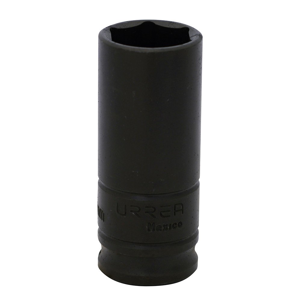 6 Pza Dado de impacto largo cuadro de 3/8", 6 puntas, métrico, 14 mm Urrea