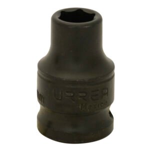 6 Pza Dado de impacto cuadro de 3/8", 6 puntas, métrico, 9 mm Urrea