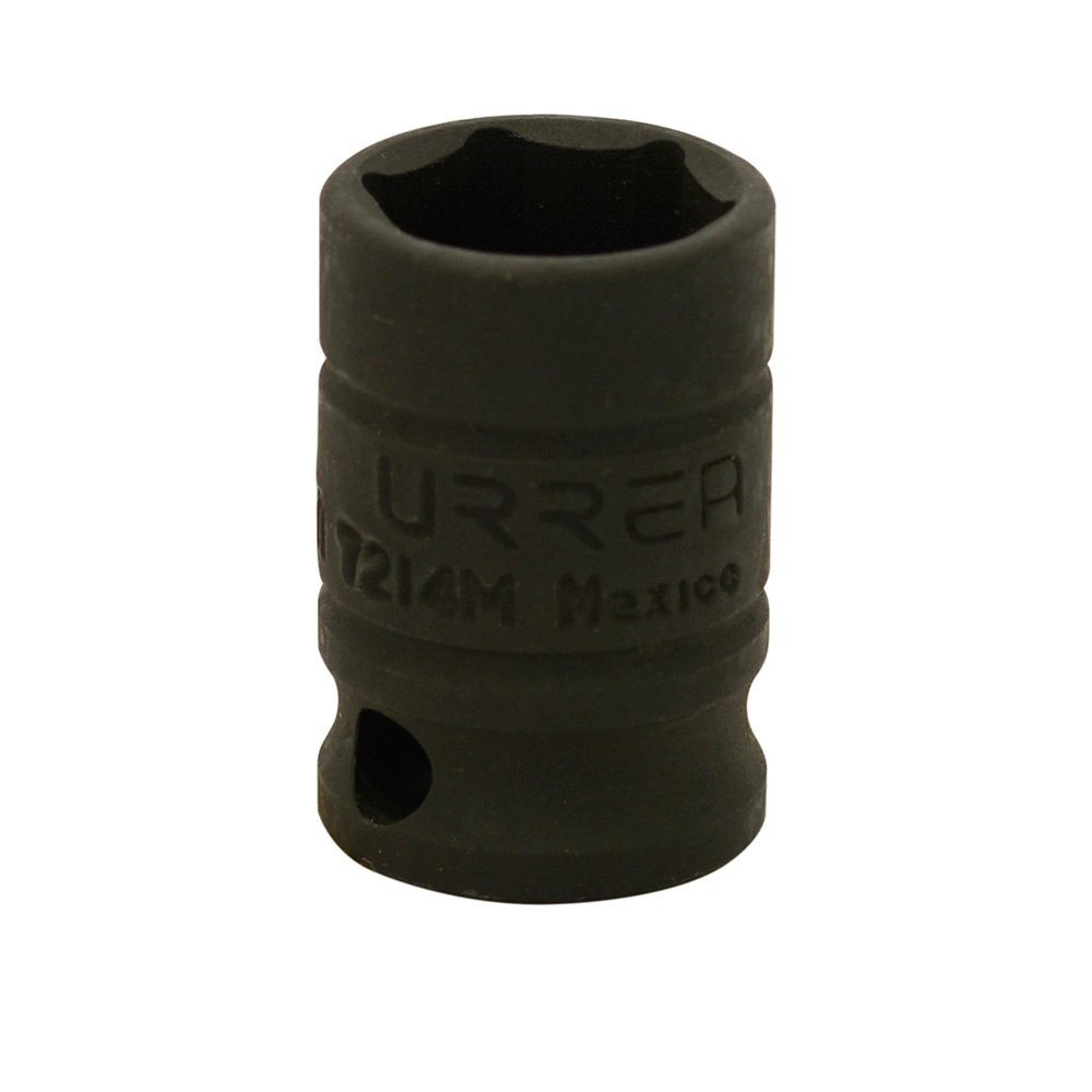 6 Pza Dado de impacto cuadro de 3/8", 6 puntas, métrico, 14 mm Urrea