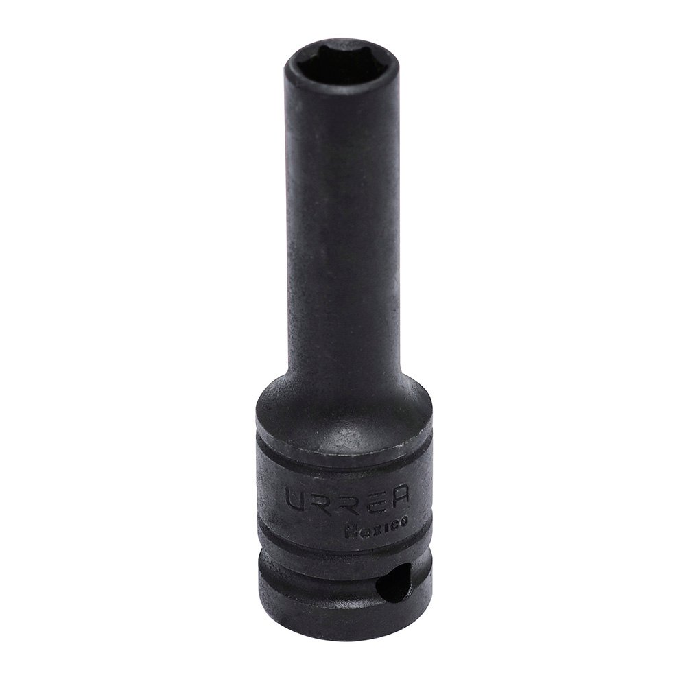 6 Pza Dado de impacto pared delgada cuadro de 1/2", 6 puntas, métrico, 11 mm Urrea