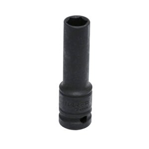 Dado de impacto pared delgada cuadro de 1/2", 6 puntas, en pulgadas, 3/8" Urrea