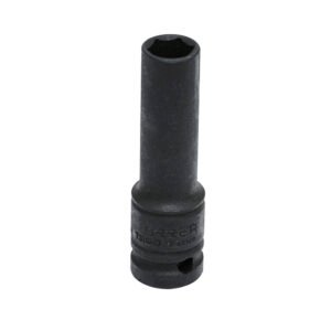 Dado de impacto pared delgada cuadro de 1/2", 6 puntas, en pulgadas, 1/2" Urrea