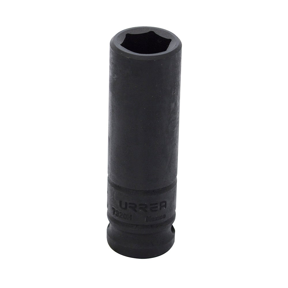 6 Pza Dado de impacto largo cuadro de 1/2", 6 puntas, en pulgadas, 5/8" Urrea