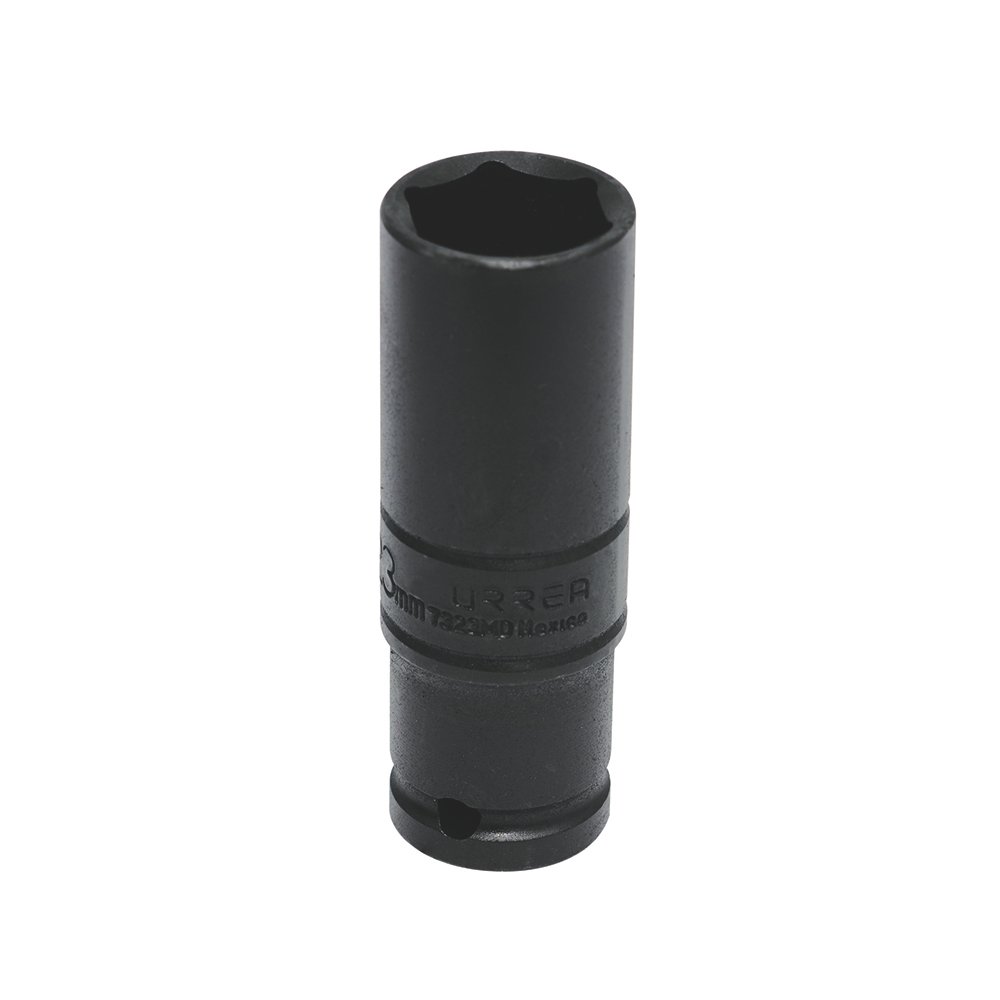 Dado de impacto pared delgada cuadro de 1/2", 6 puntas, métrico, 23 mm Urrea