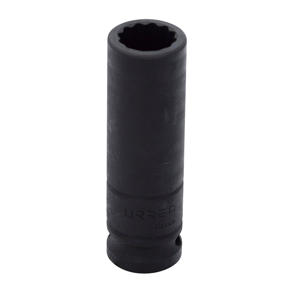 6 Pza Dado de impacto largo cuadro de 1/2", 12 puntas, en pulgadas, 7/8" Urrea