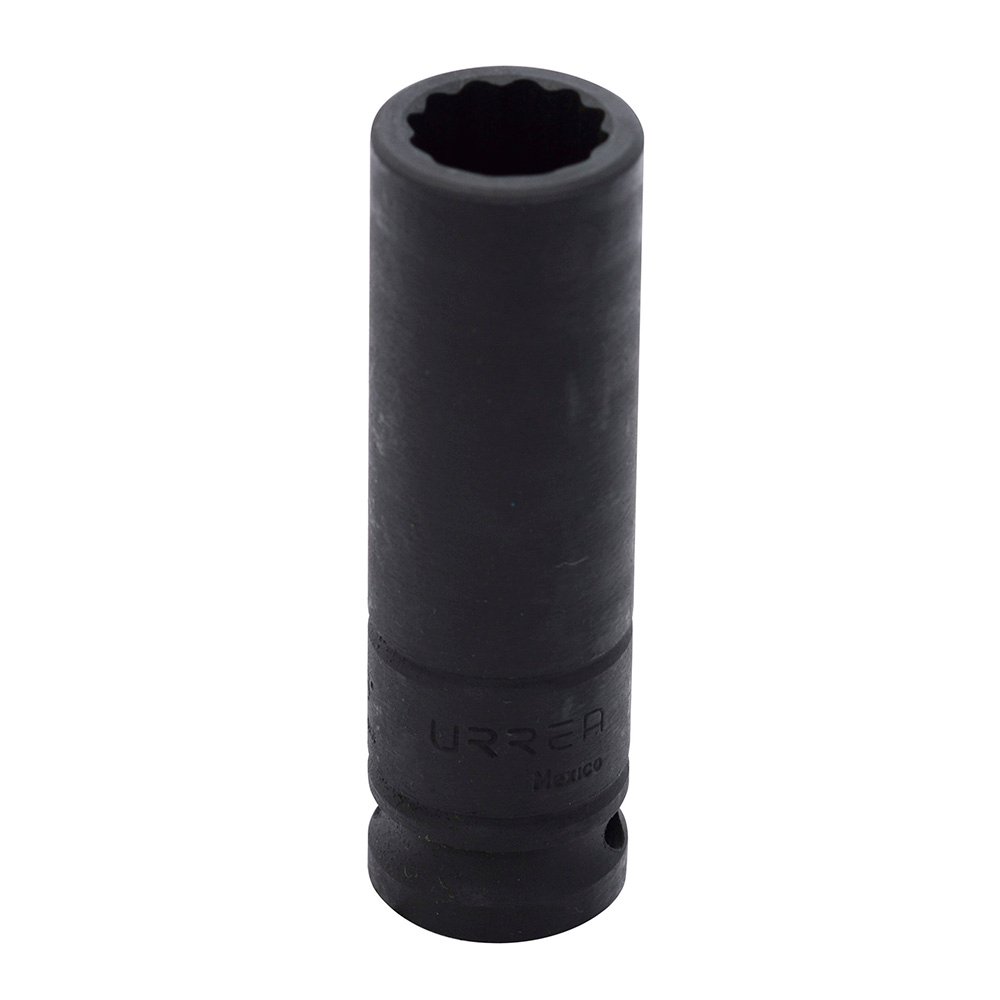 Dado de impacto largo cuadro de 1/2", 12 puntas, en pulgadas, 1-1/16" Urrea