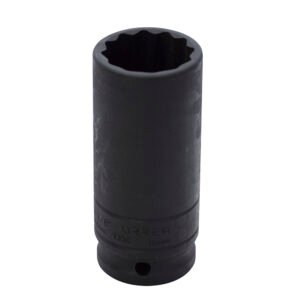 Dado de impacto largo cuadro de 1/2", 12 puntas, en pulgadas, 1-1/8" Urrea