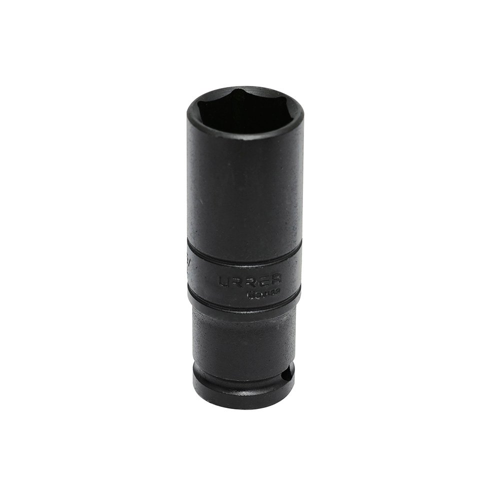 Dado de impacto pared delgada cuadro de 1/2", 6 puntas, en pulgadas, 1-1/8" Urrea