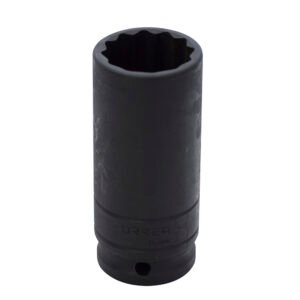 Dado de impacto largo cuadro de 1/2", 12 puntas, en pulgadas, 1-3/8" Urrea