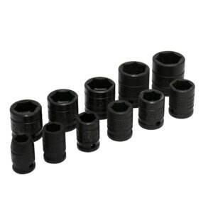 Juego de dados de impacto cuadro de 1/2", 6 puntas, en pulgadas, 11 piezas Urrea